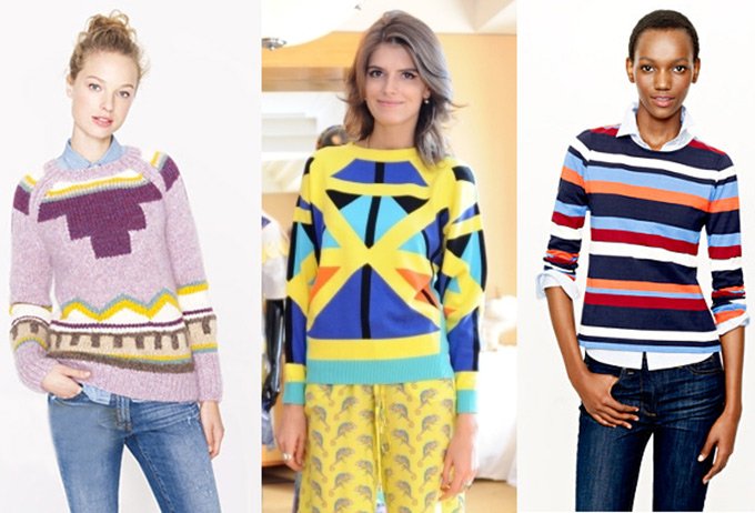 Модные женские свитеры осень зима 2012-2013