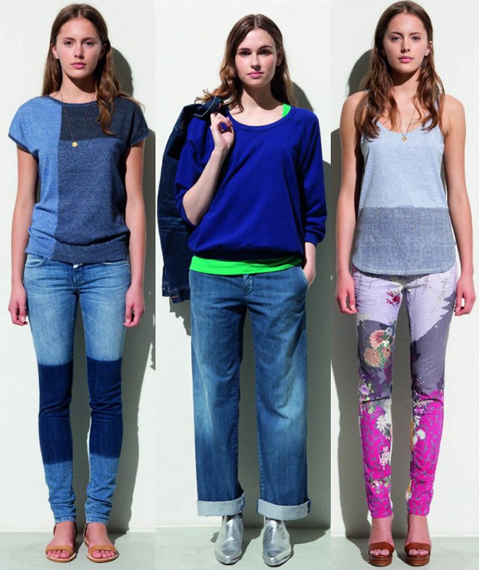 Модные женские джинсы сезона весна-лето 2013