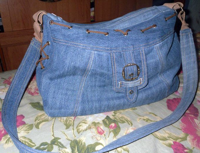 выкройки сумок из джинсов модели