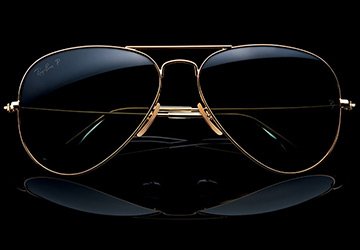Золотые очки Авиаторы в подарок