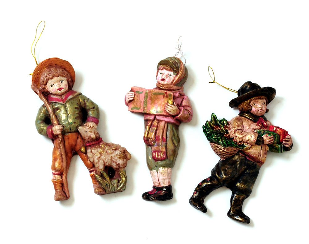 Немецкие елочные игрушки из стекла 19 века