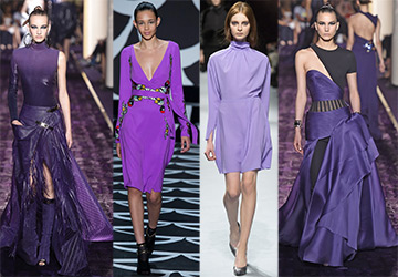 Фиолетовые платья 2014-2015