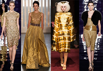 Золотые платья 2014-2015