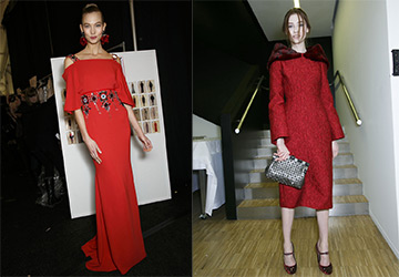 Красные платья из коллекций 14-15