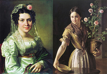 Женские образы в портретах художника Тропинина