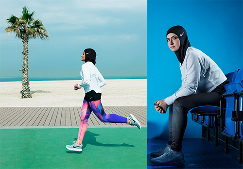 Спортивные хиджабы Nike для мусульманок