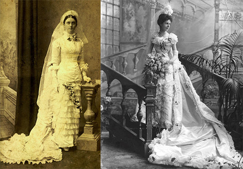 Свадебные платья Викторианской эпохи – редкие фото
