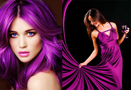 История о пурпурном цвете и лучшие образы в пурпуре