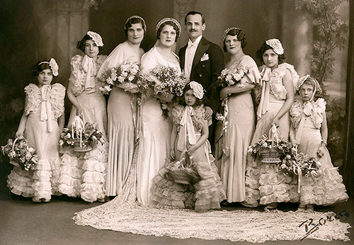 Свадебные платья и невесты 1930 годов