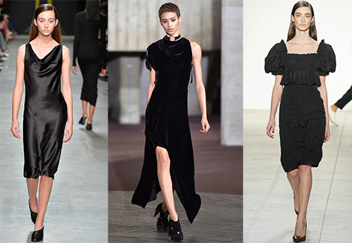 Красивые черные платья 2017-2018 и модные тенденции