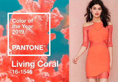 Почему сейчас надо купить платье кораллового цвета