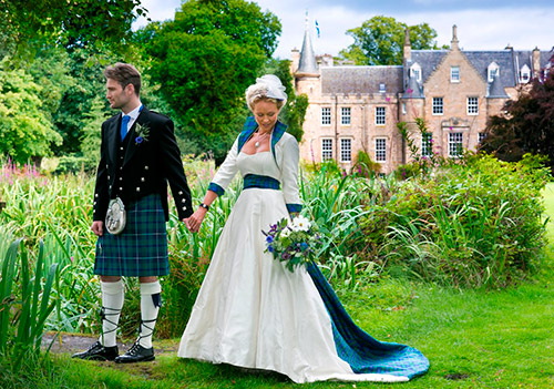 Шотландская свадьба – все внимание на жениха