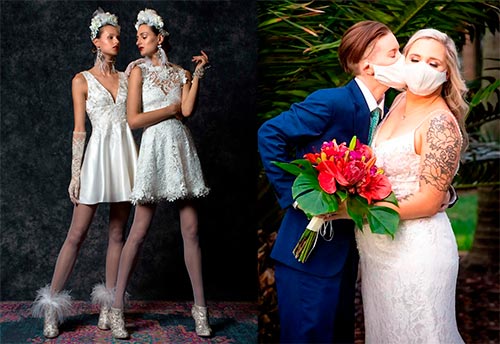 Виртуальная свадьба 2020 и модные платья для невесты