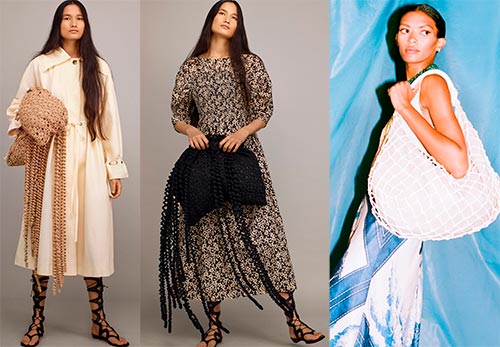 Плетеные сумки и сумочки: модная тенденция 2021