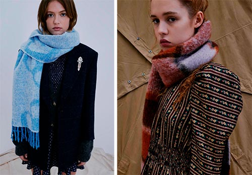 Как модно носить шарфы: идеи и тренды сезона