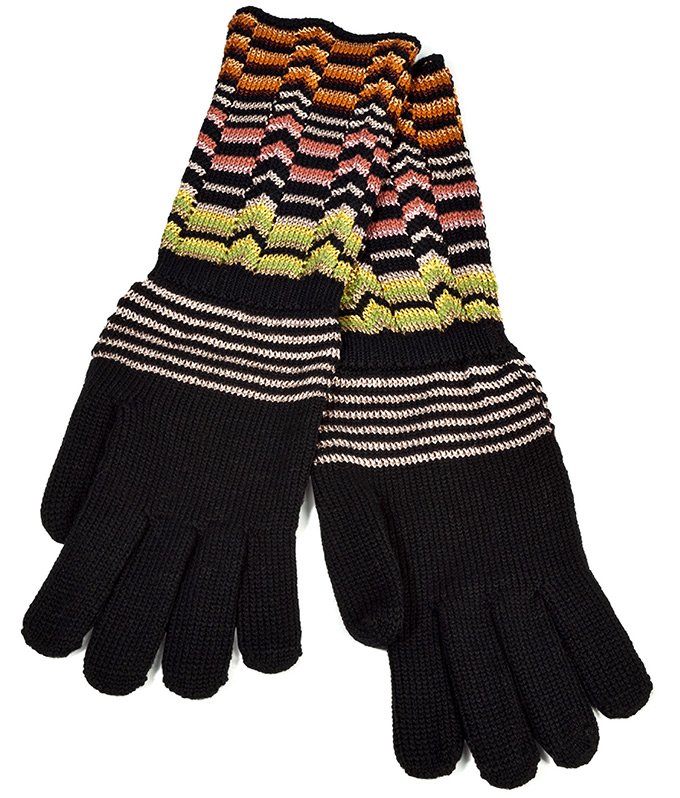 Модные вязаные перчатки и варежки Missoni, Sermoneta Gloves, Benetton
