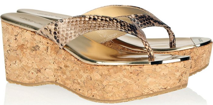 Модные женские сандалии шлепанцы Джимми Чу 2013