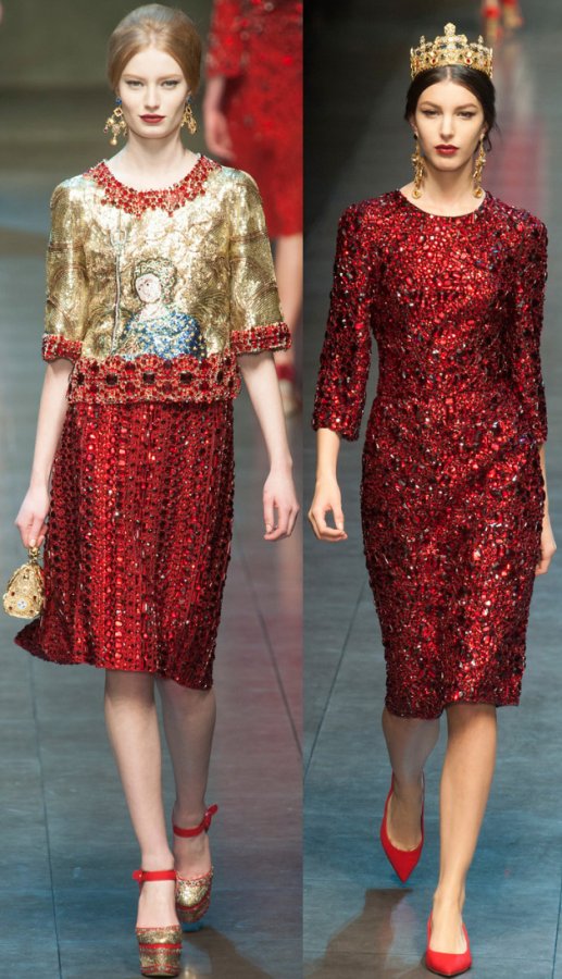 Dolce & Gabbana осень-зима 2013-2014 фото