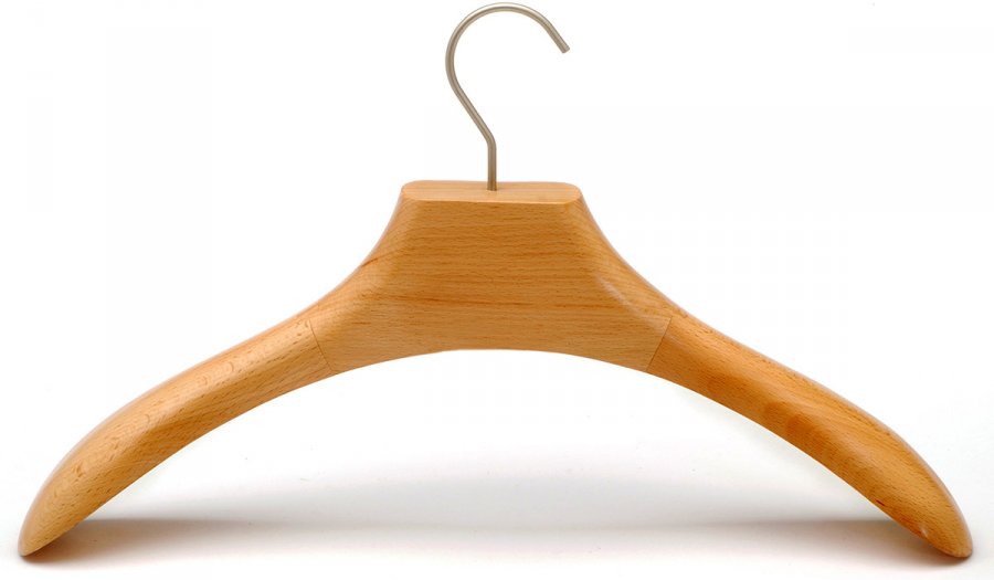 Деревянная вешалка для одежды, фото