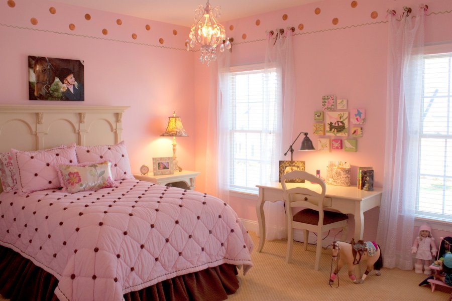 Розовая спальня, фото