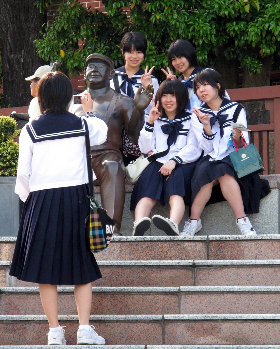 Настоящие японские школьницы