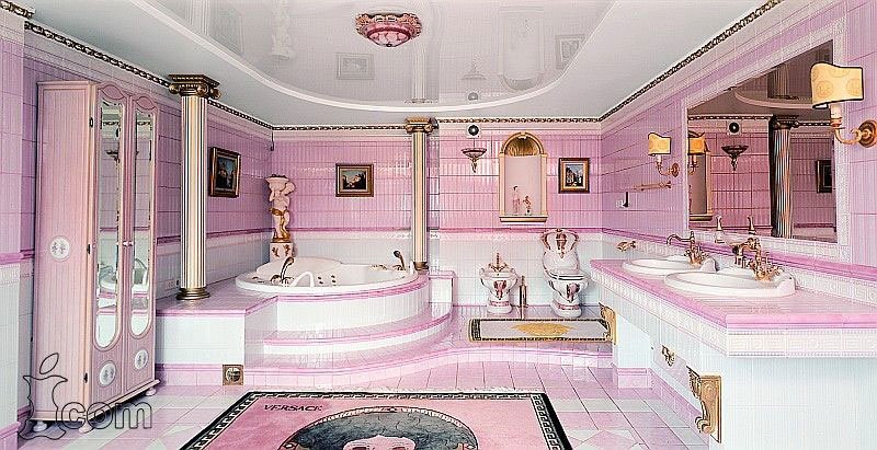 Розовый интерьер, фото