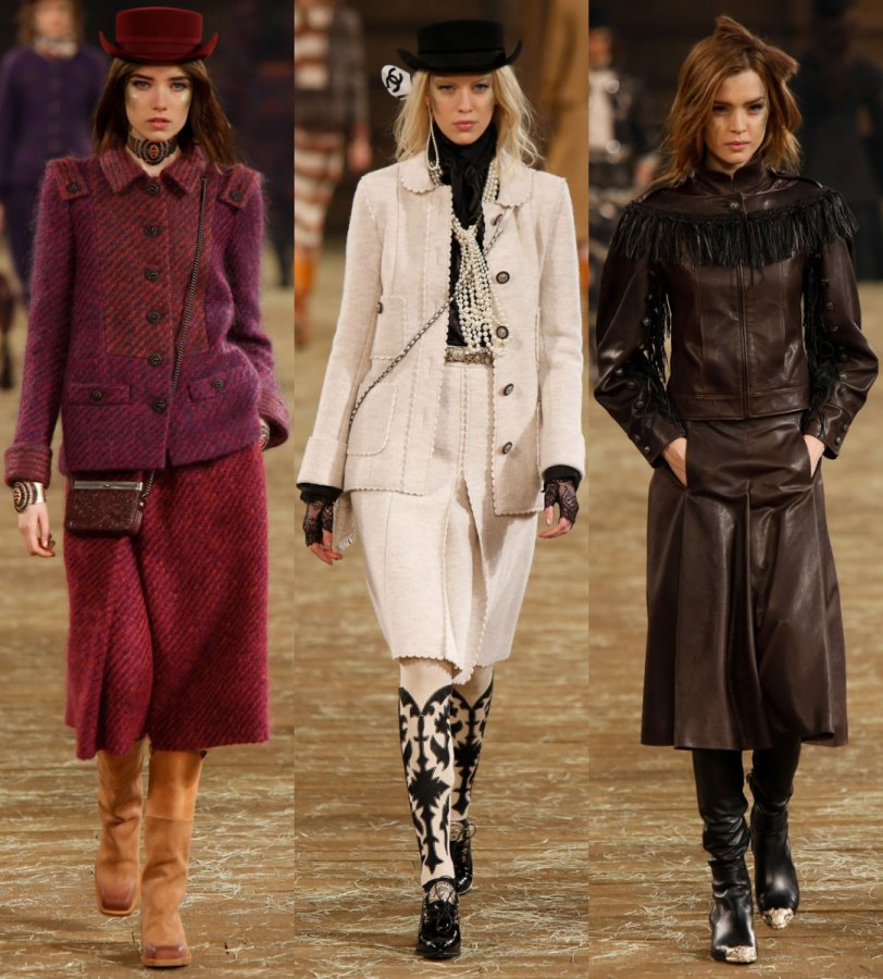 Модная одежда Chanel осень-зима 2014-2015