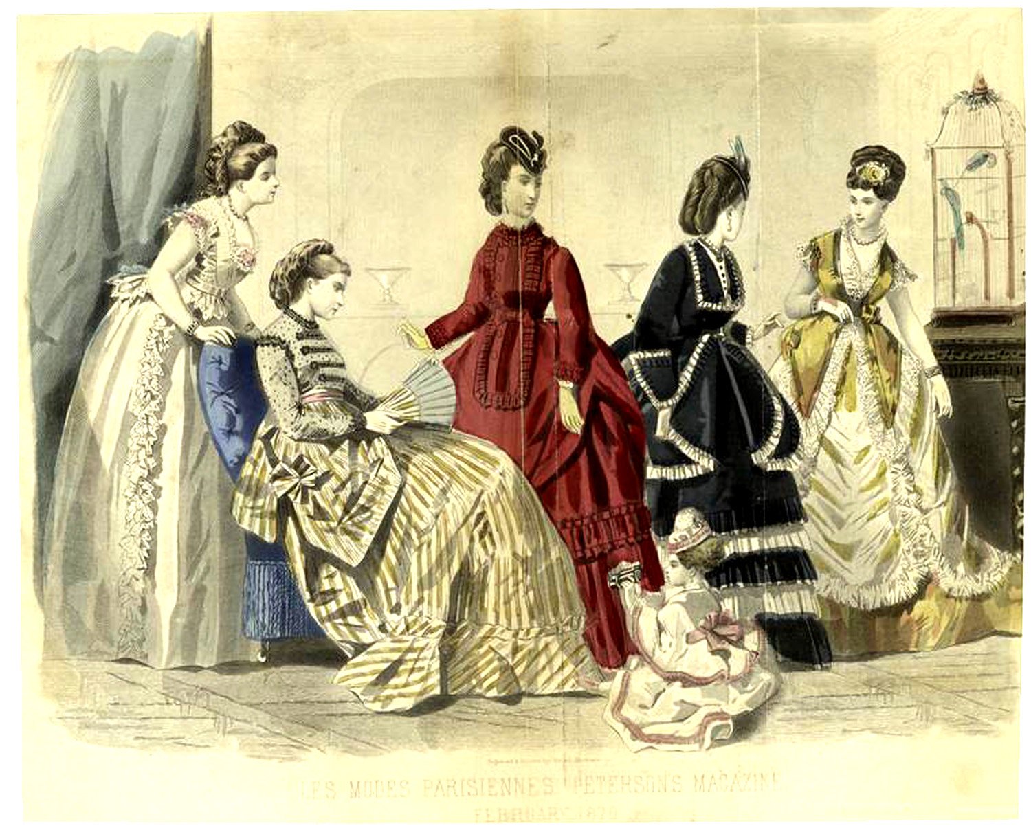 Платья второй половины 19 века