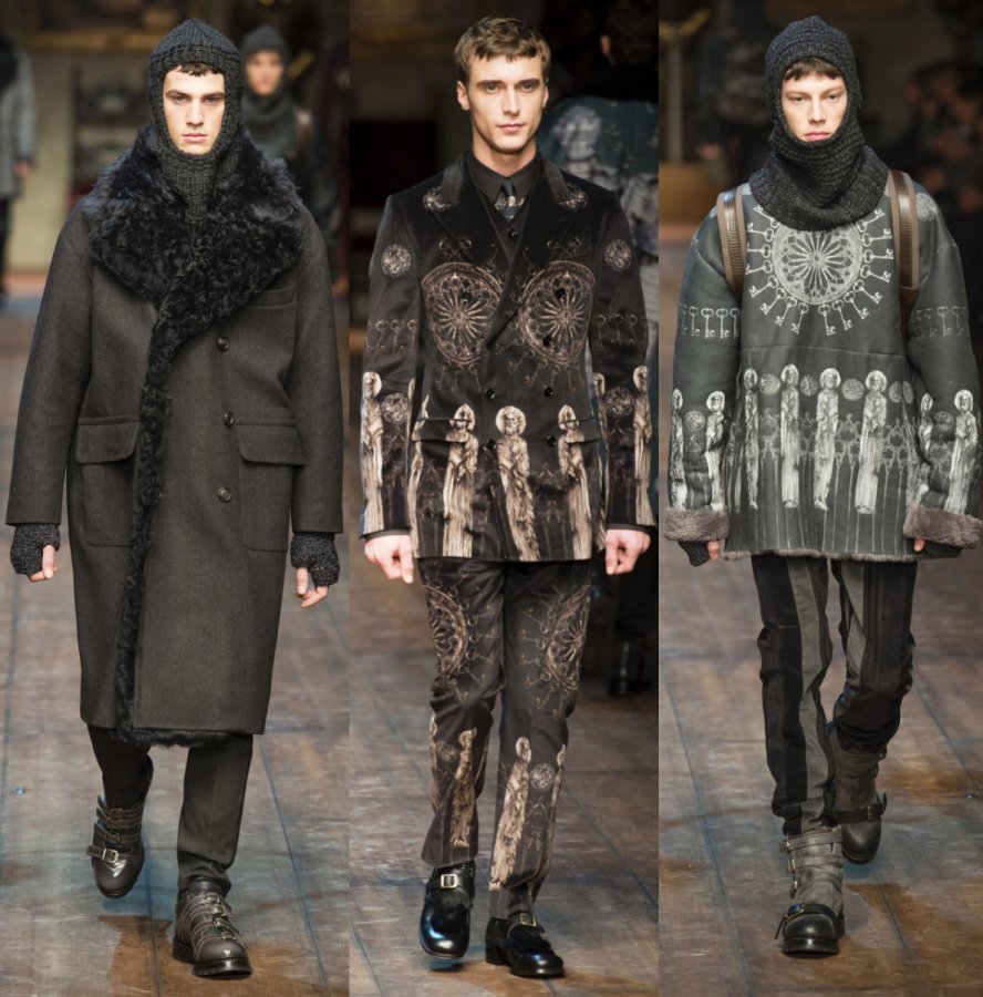 Мужская коллекция Dolce&Gabbana осень-зима 2014-2015