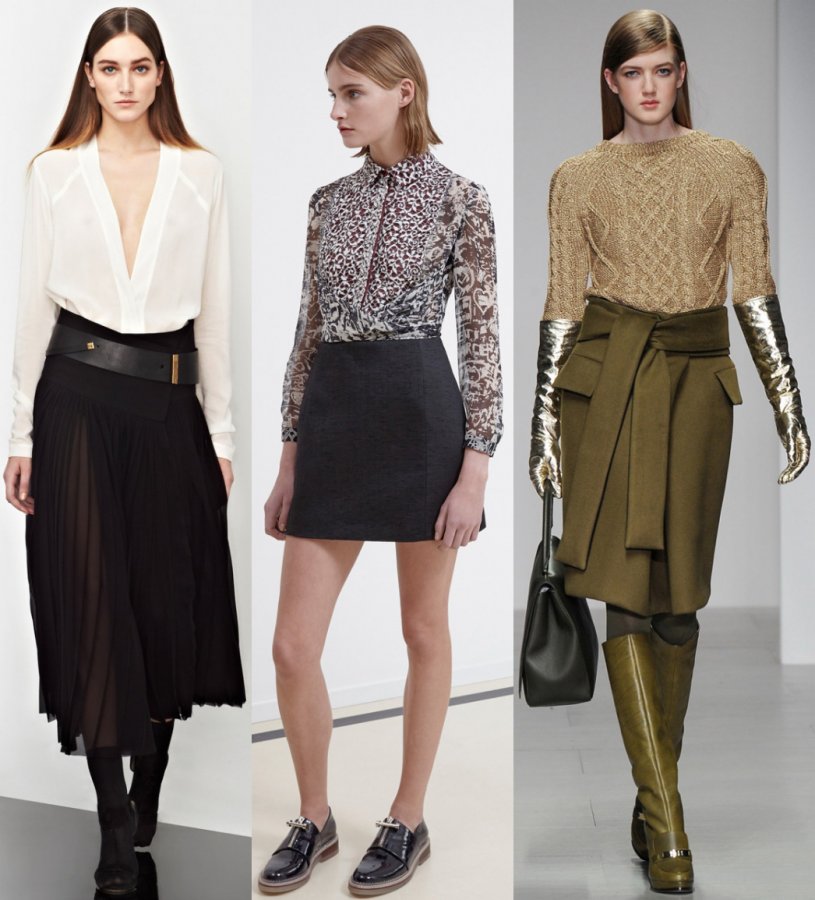Модные юбки осень и зима 2014-2015