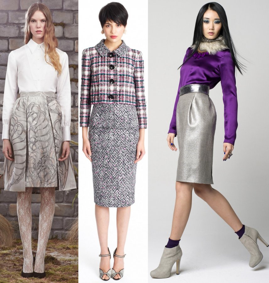 Модные юбки осень зима 2014-2015