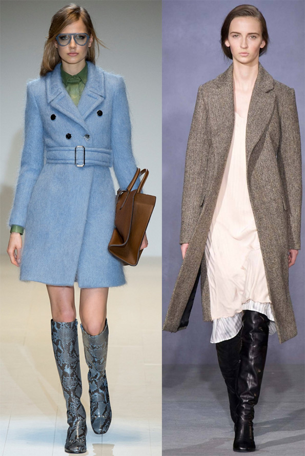 Модные женские пальто осень–зима 2014–2015