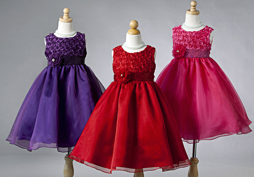 Как украсить детское платье