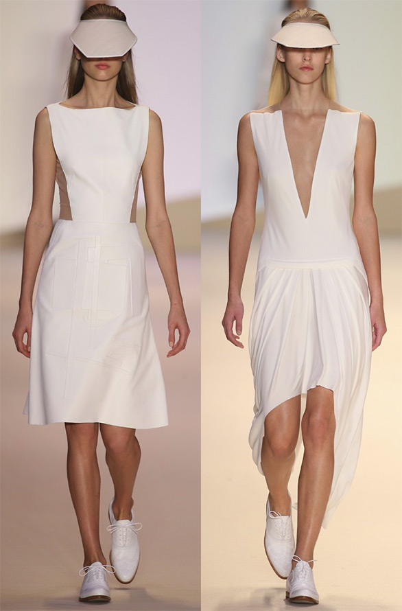 Белые платья весна-лето 2015