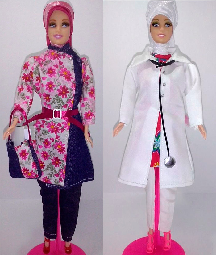 куклы в исламских одеждах