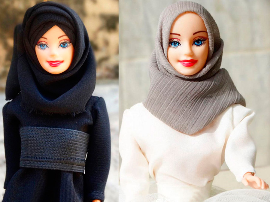куклы в исламских одеждах