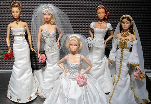 Свадебные платья для куклы-невесты