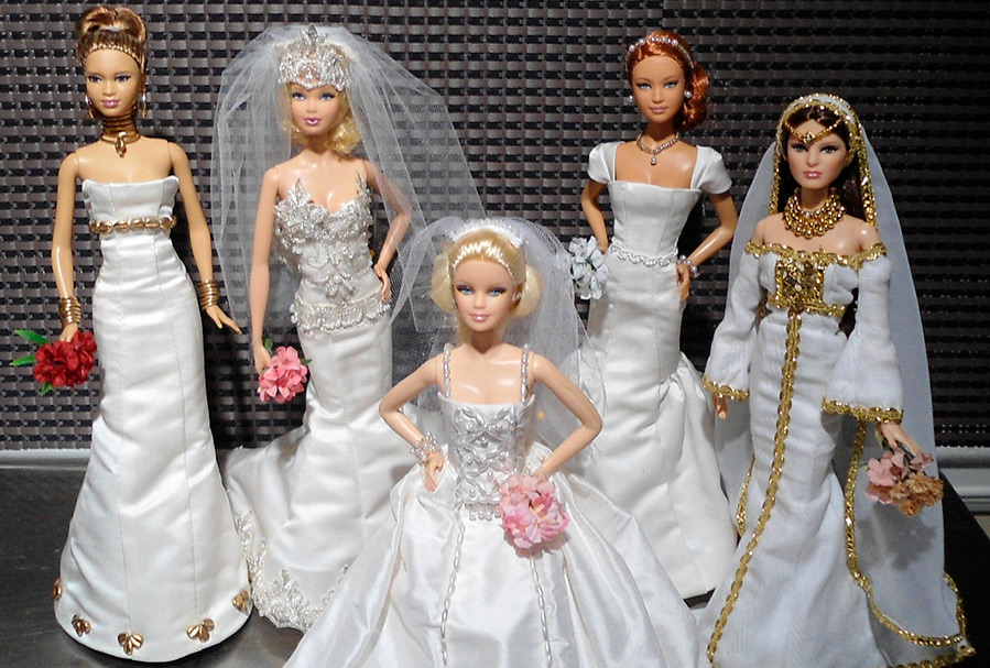 Свадебные платья для куклы-невесты