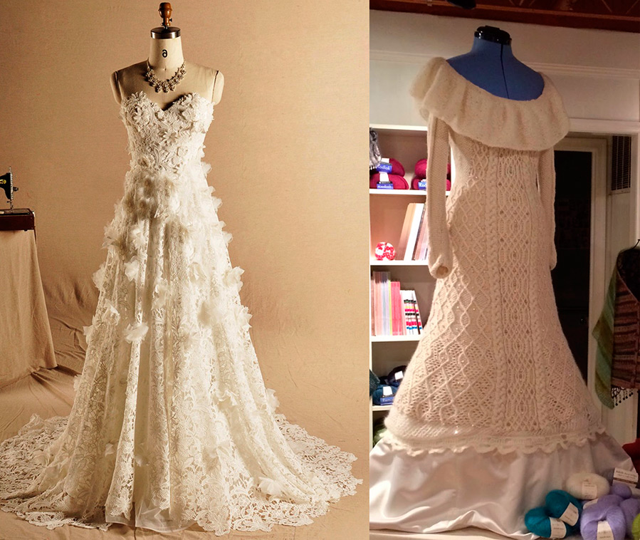 Как правильно выбрать вязаное свадебное платье: все самое интересное