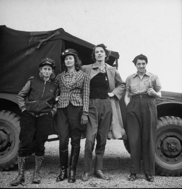 Женская мода 1940 годов в США