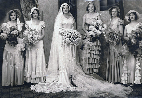 Свадебные фотографии 1920 годов в высоком качестве