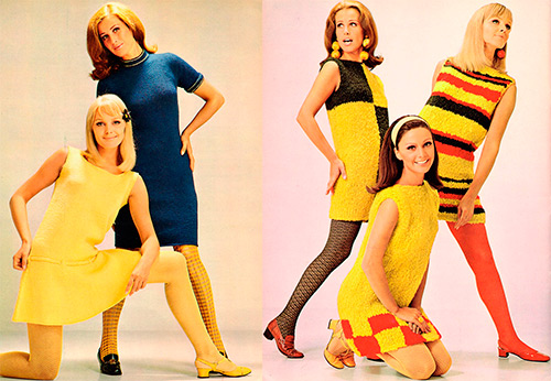 21 вязаное платье 1960х годов