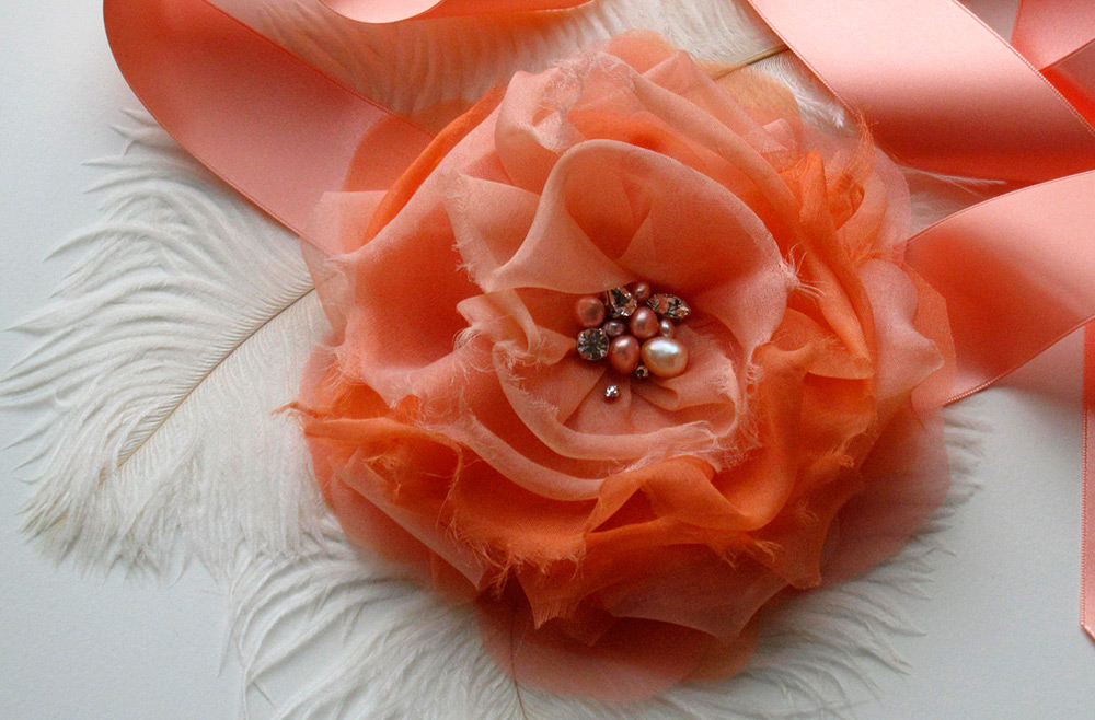 Как сделать цветок из ткани своими руками для платья