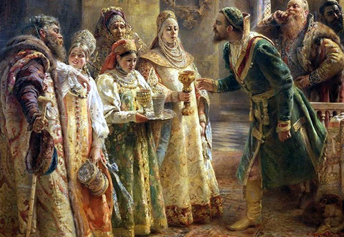 Русские красавицы в картинах Маковского