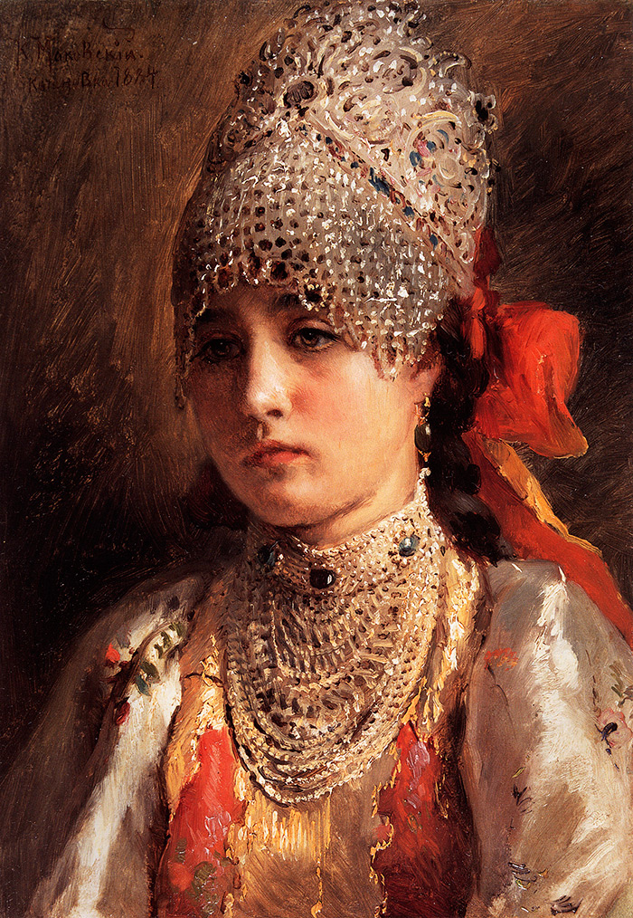 Русские красавицы в картинах Маковского