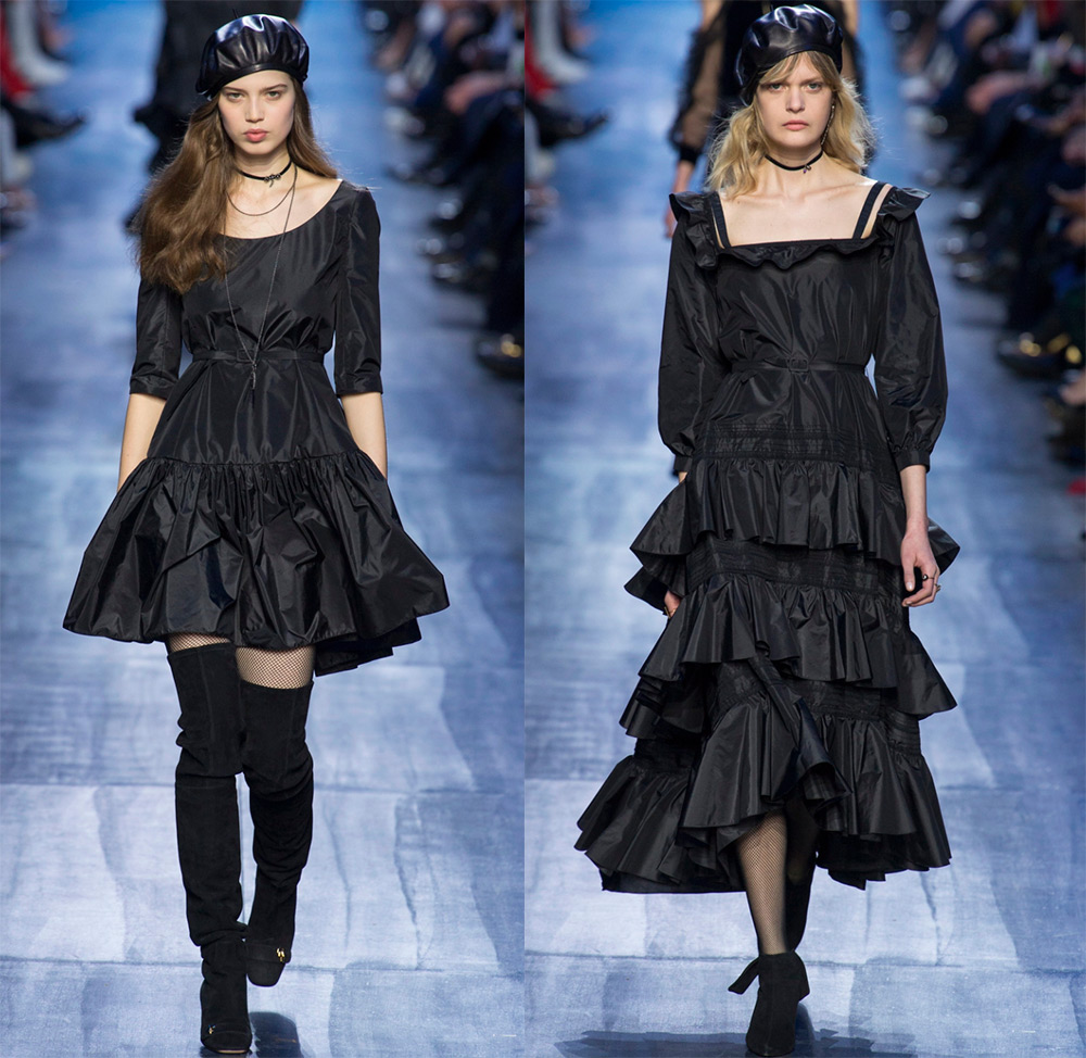 Черные платья Christian Dior