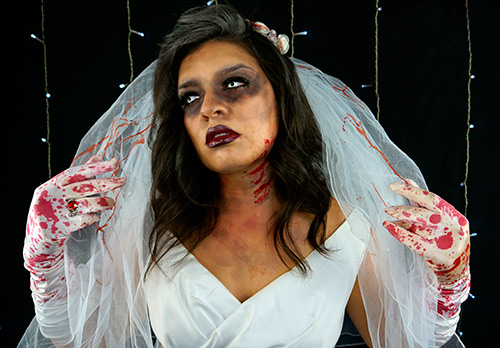 Свадебное платье на Хэллоуин – образ невесты