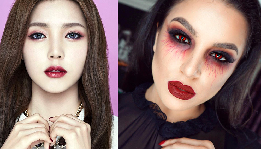 Эффектный макияж – непременный атрибут образа вампира