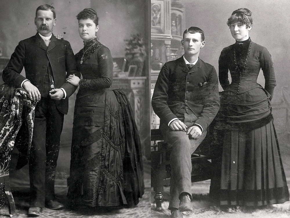 Мужская и женская мода 1870