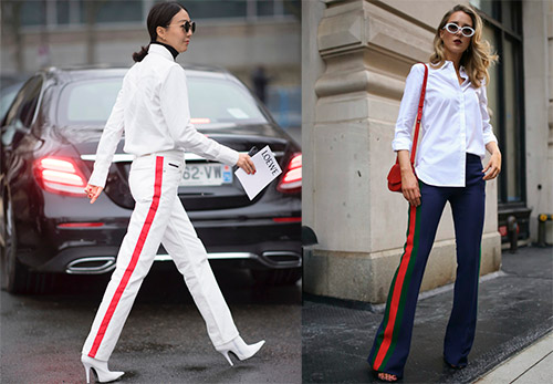 Женские брюки с лампасами и модные тенденции